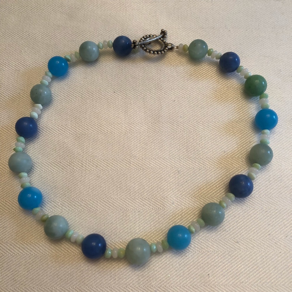 Beautiful Blue Stone Necklace